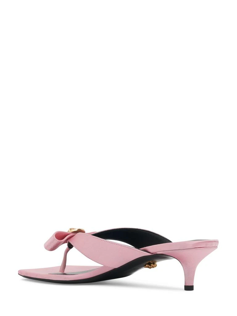 Versace 45mm Satin Thong Sandals 3