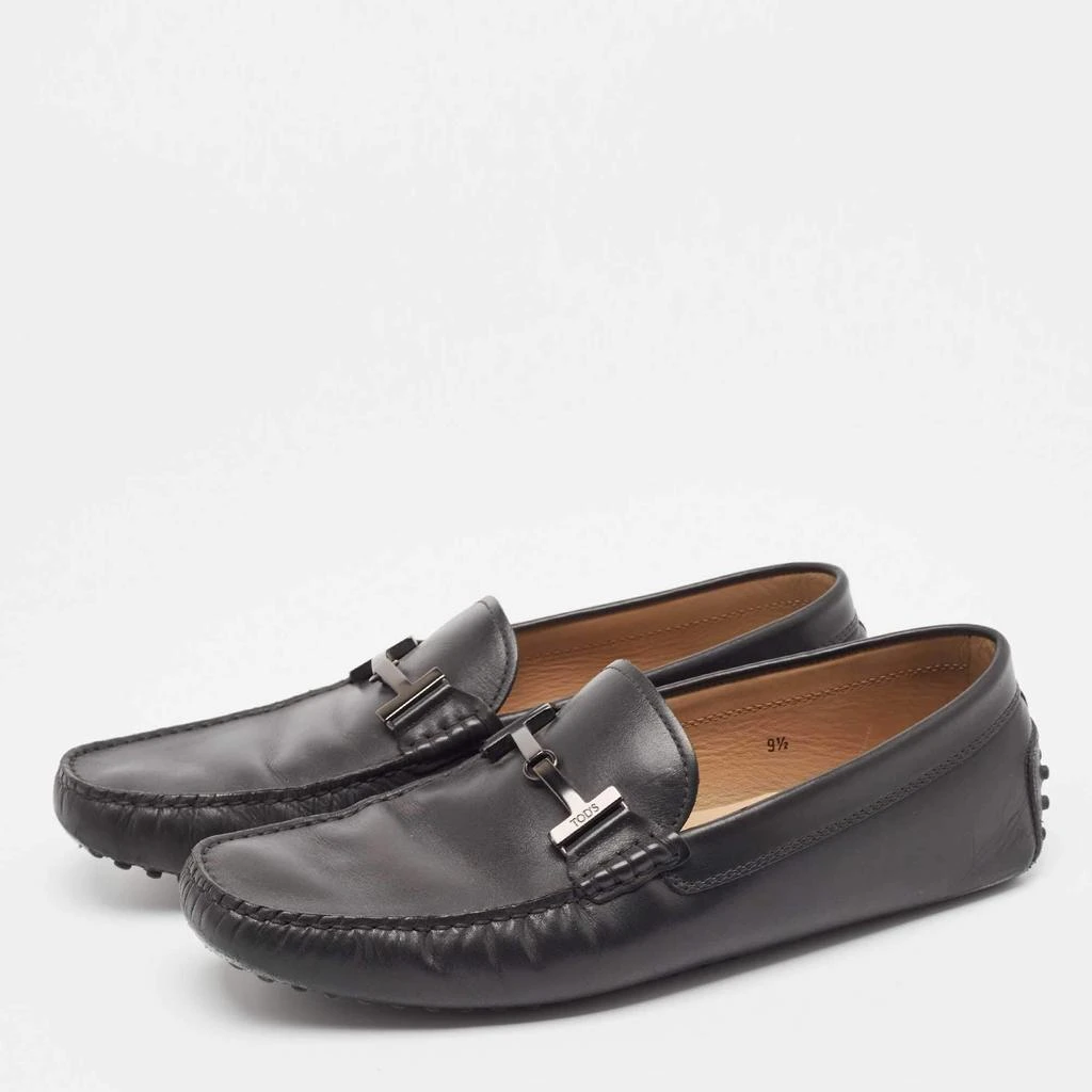 TOD\'S Black Leather Bit Loafers for Men Men main image 3