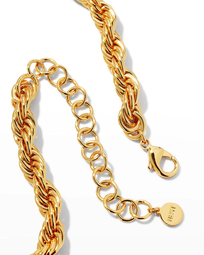 NEST Jewelry Gold Statement Rope Chain Necklace 4