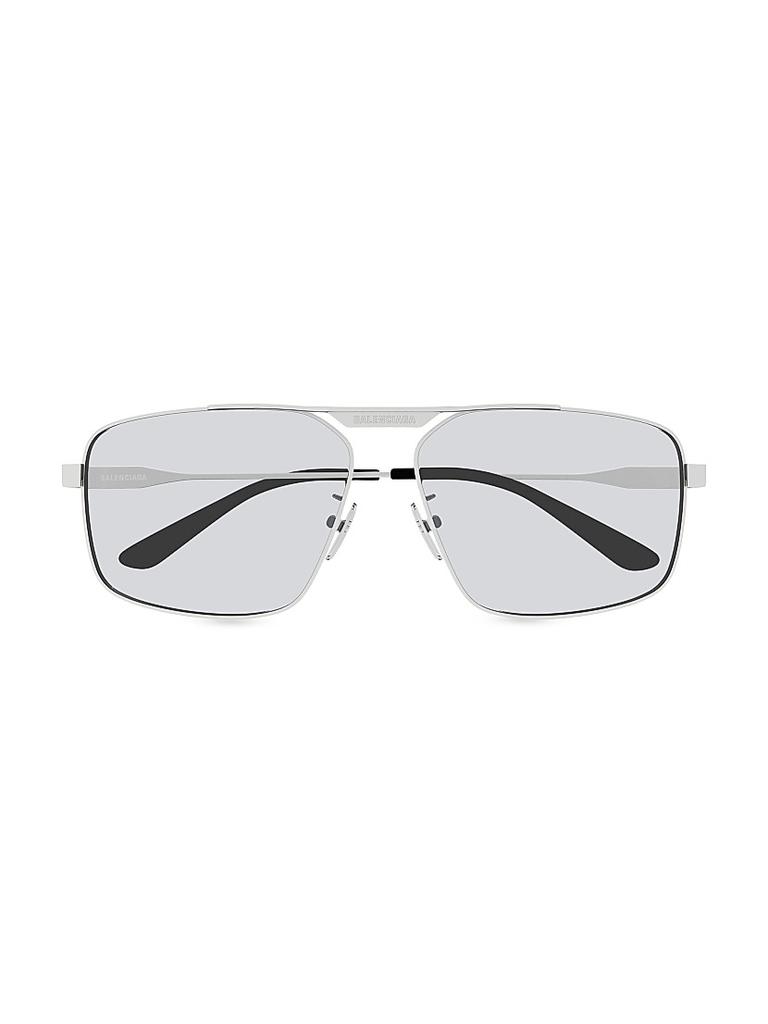 Balenciaga Tag 3.0 62MM Navigator Sunglasses - Accessories