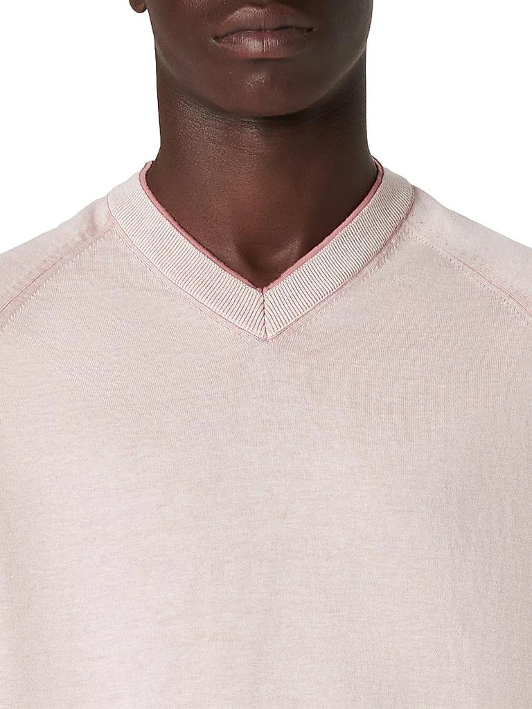 BUGATCHI Cotton-Silk V-Neck Sweater 6