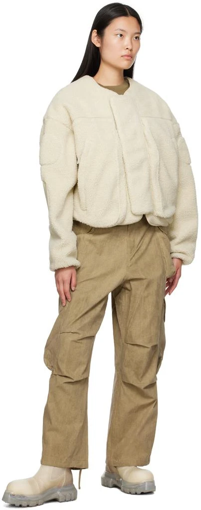 Entire Studios Off-White Fluffy Jacket 4