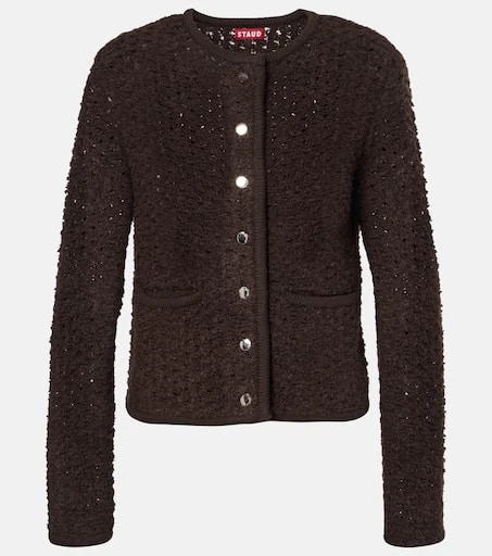 Staud Lisson open-knit jacket 1