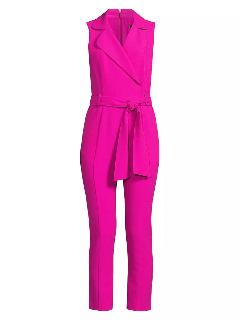 Black Halo Danica Belted Sleeveless Jumpsuit 1
