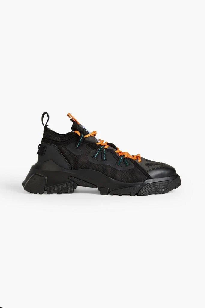 Alexander McQueen Orbyt 2.0 suede-trimmed ripstop sneakers 1