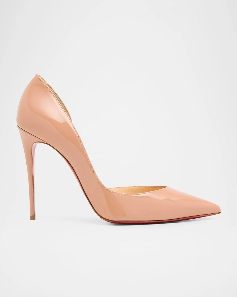 Christian Louboutin 100mm Iriza Patent Open-Side Pumps