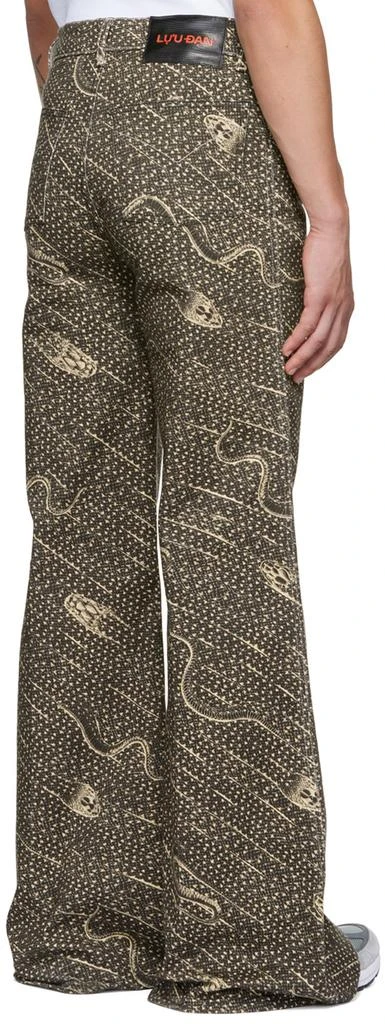 LU'U DAN Black Snake Phat Jeans 3