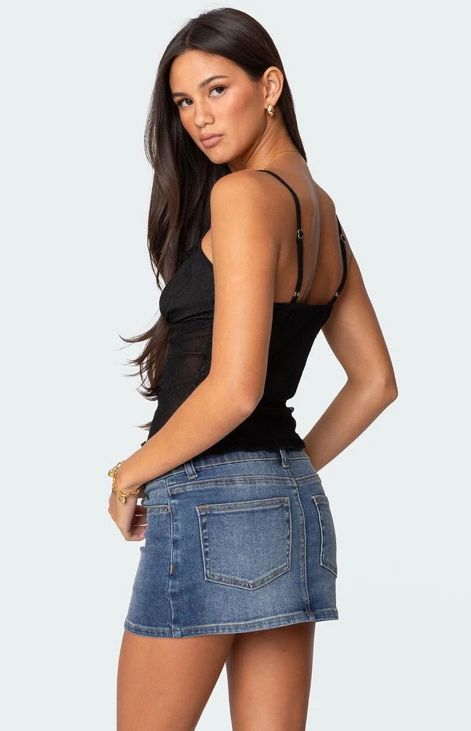 Edikted Angelina Sheer Lace Tank Top 5