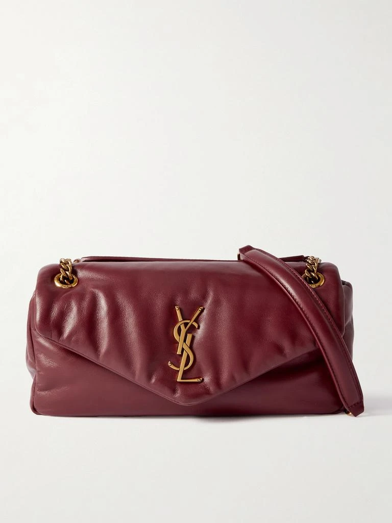 Yves Saint Laurent Calypso 带填充物皮革单肩包 1