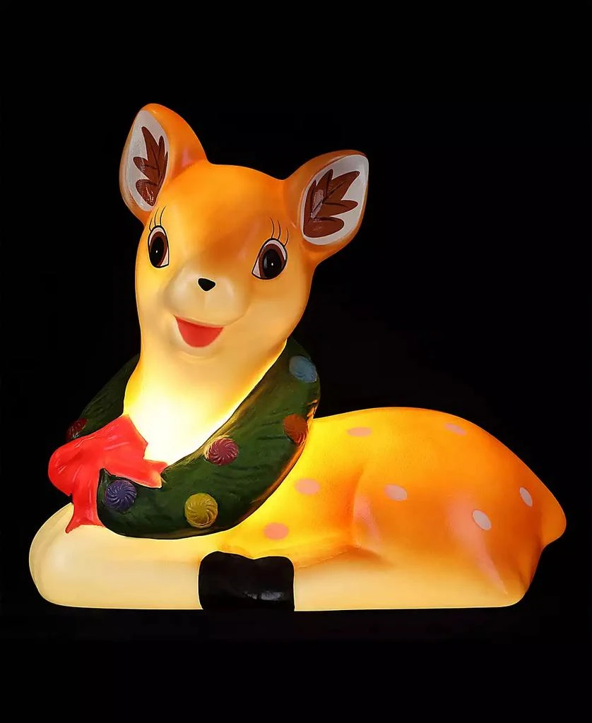 Mr. Christmas Nostalgic Blow Mold Figure - 10" Reindeer 2