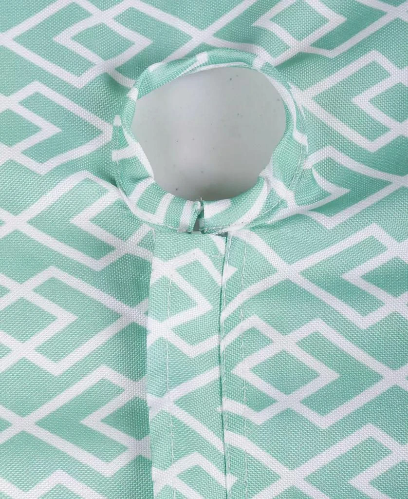 Design Imports Diamond Outdoor Tablecloth 60" Round 3