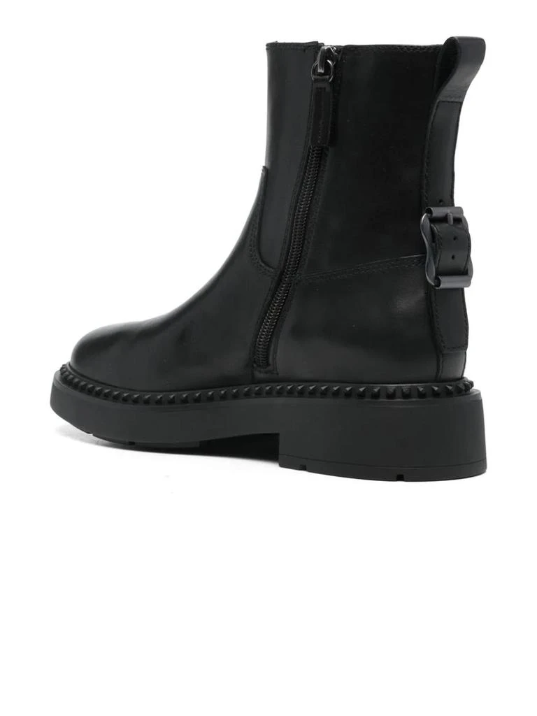 Ash Black Calf Leather Magnum Ankle Boots 3