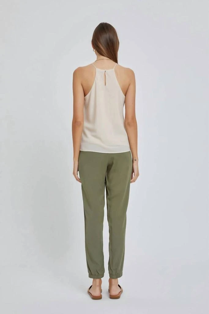 be cool Drawstring Joggers In Olive 3