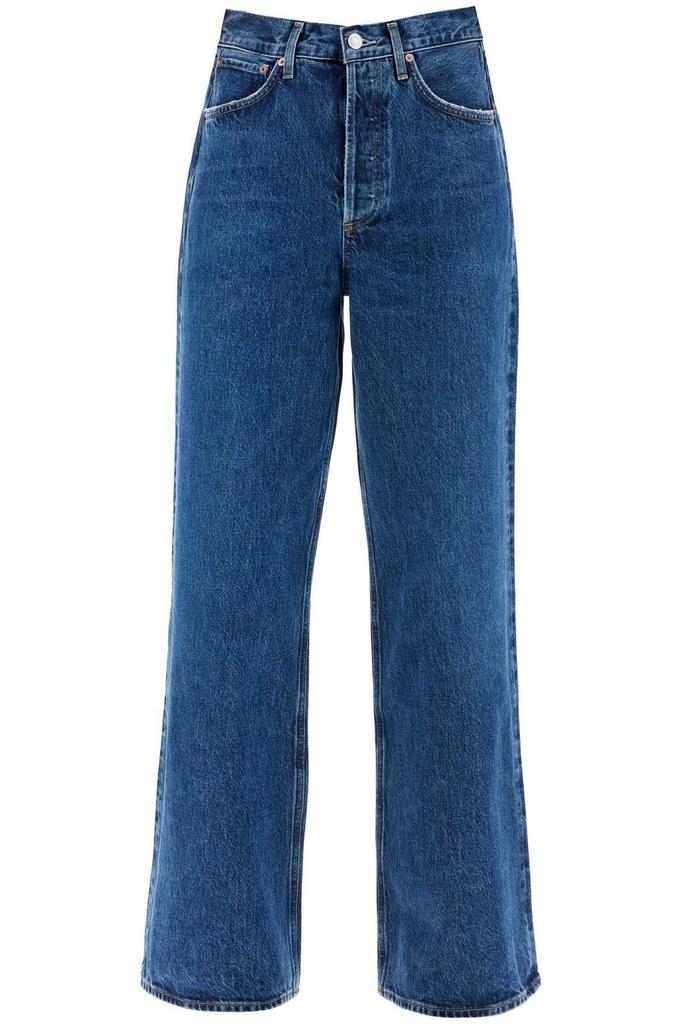 AGOLDE Becker wide-leg cotton twill chinos - Leggings