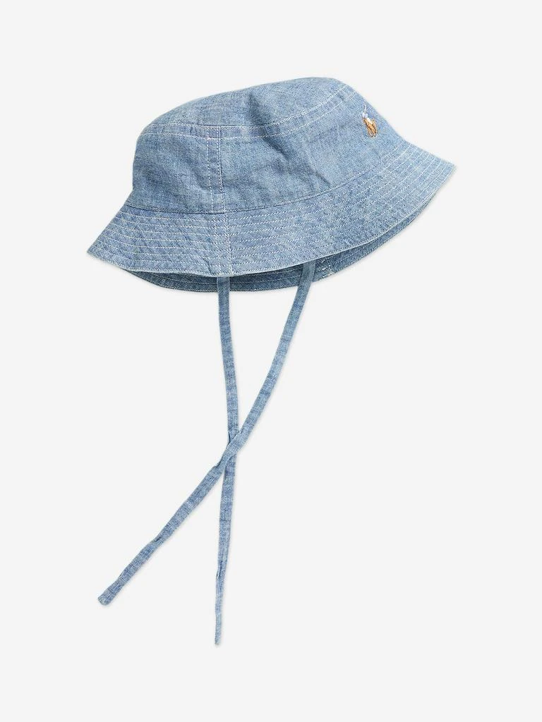 Ralph Lauren Ralph Lauren Baby Boys Chambray Bucket Hat in Blue