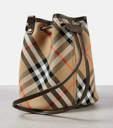 Burberry Burberry Check jacquard bucket bag 6