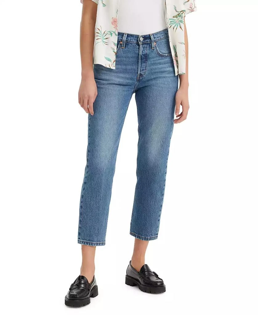 Levi's 501® Cropped Straight-Leg High Rise Jeans 1