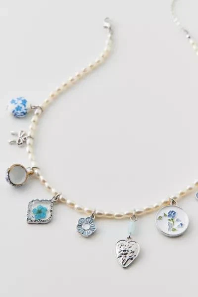 Urban Outfitters Lottie Pearl Treasure Charm Necklace 3