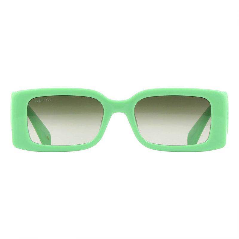 Gucci Gucci Square Full Rim, with a Green frame and Green Gradient lens.