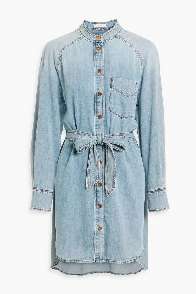 Zimmermann Belted denim mini dress