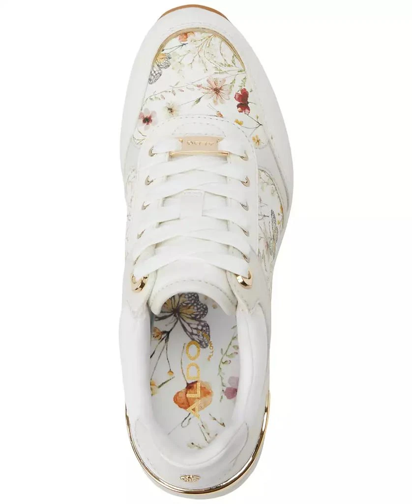 ALDO Women's Iconistep Lace-Up Wedge Jogger Sneakers 4