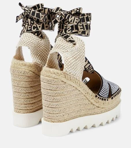 Stella McCartney Embellished espadrille wedges 3