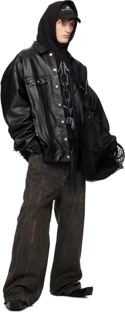 Balenciaga Black Baggy Jeans 4