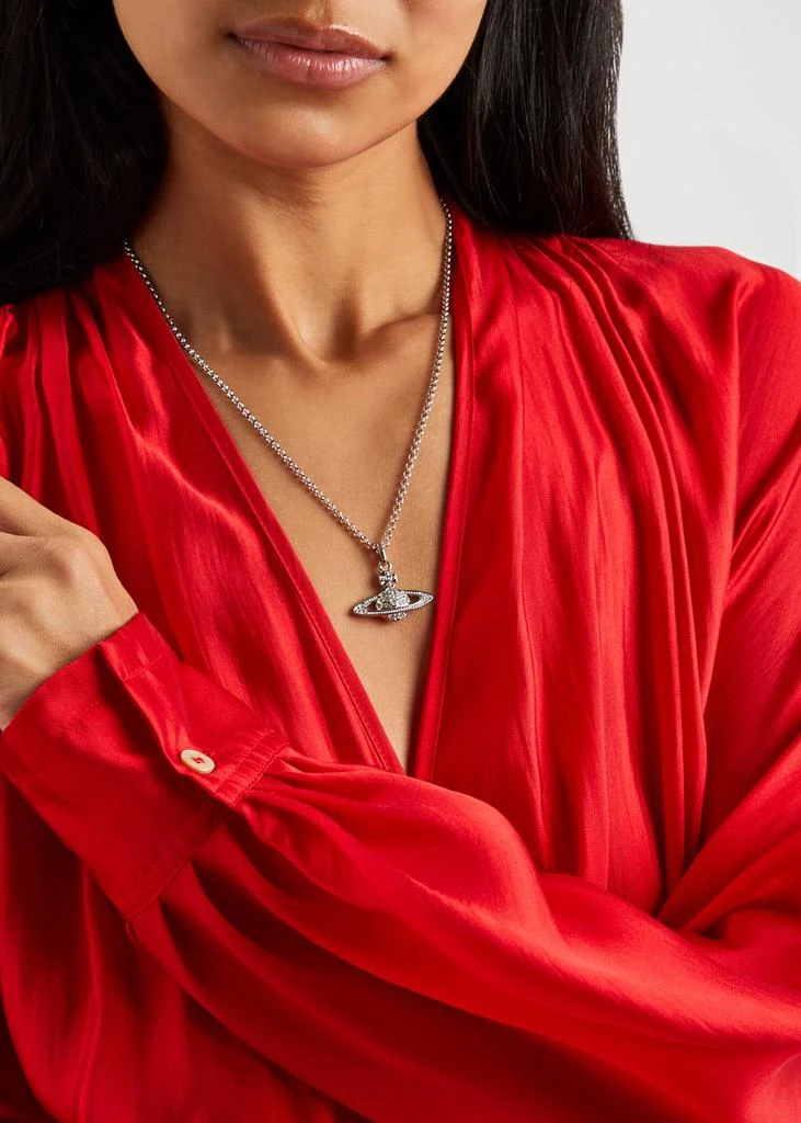 Vivienne Westwood Mini Bas Relief orb necklace  2