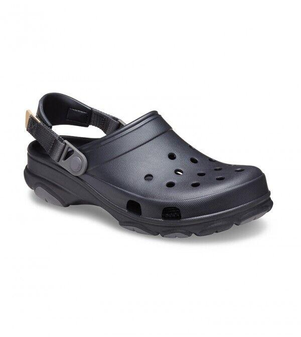 Crocs Classic All Terrain Clog 206340-001 Unisex Black Croslite Adjustable Strap