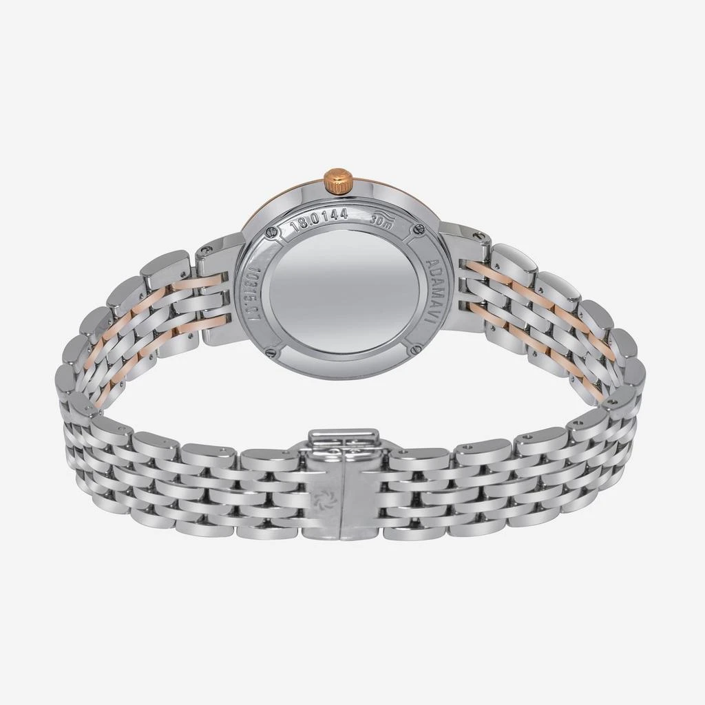 Carl F. Bucherer Carl F. Bucherer Adamavi Date Diamond 18K Rose Gold & Stainless Steel Quartz Women's Watch 00.10315.07.45.31 3