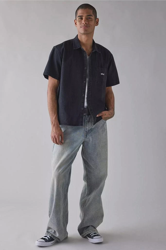 Obey OBEY Owens Short Sleeve Denim Shirt 3