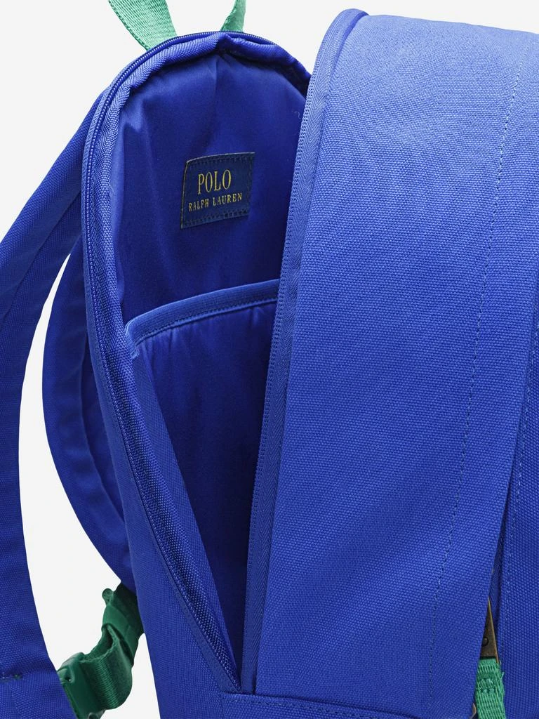 Ralph Lauren Ralph Lauren Boys Big PP and Banner Backpack in Blue (46cm) 4