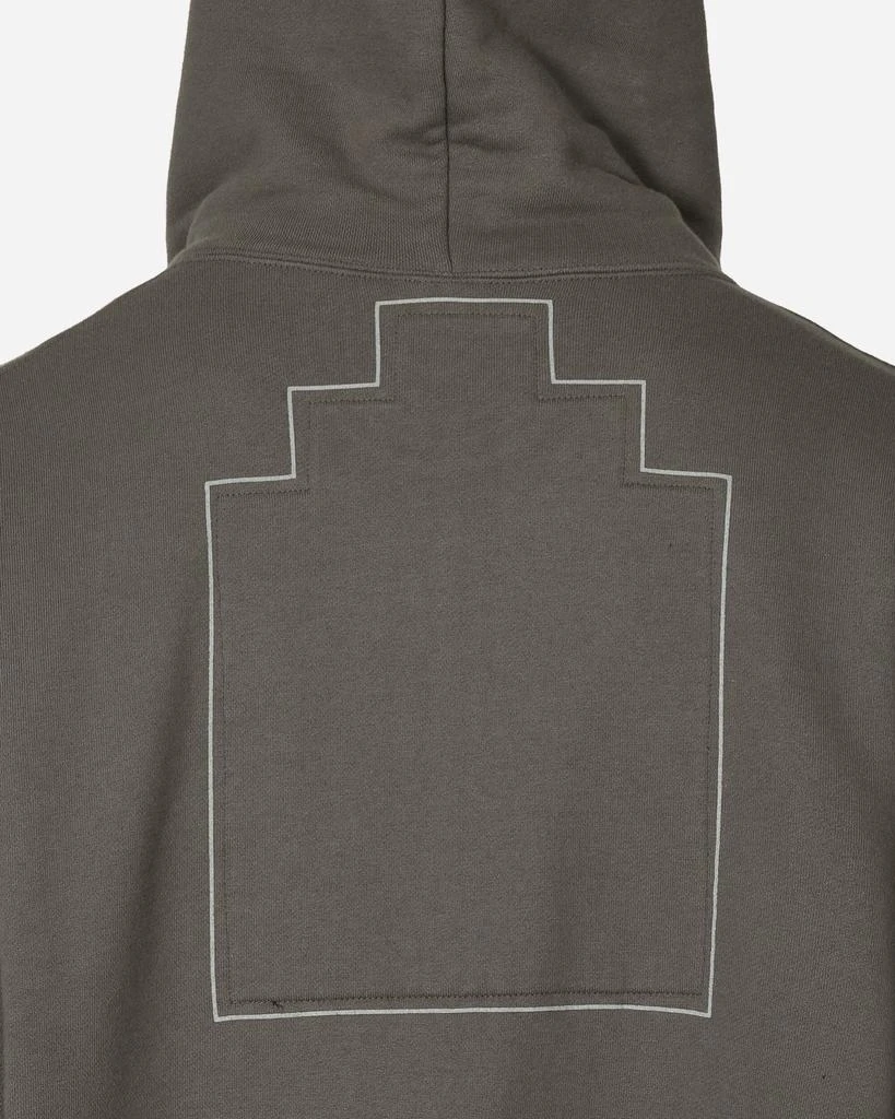 Cav Empt Logo Embroidery Zip Hoodie Charcoal 5
