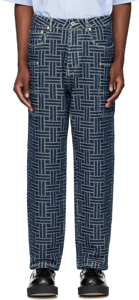 Kenzo Blue Kenzo Paris Cargo Monkey Jeans 1