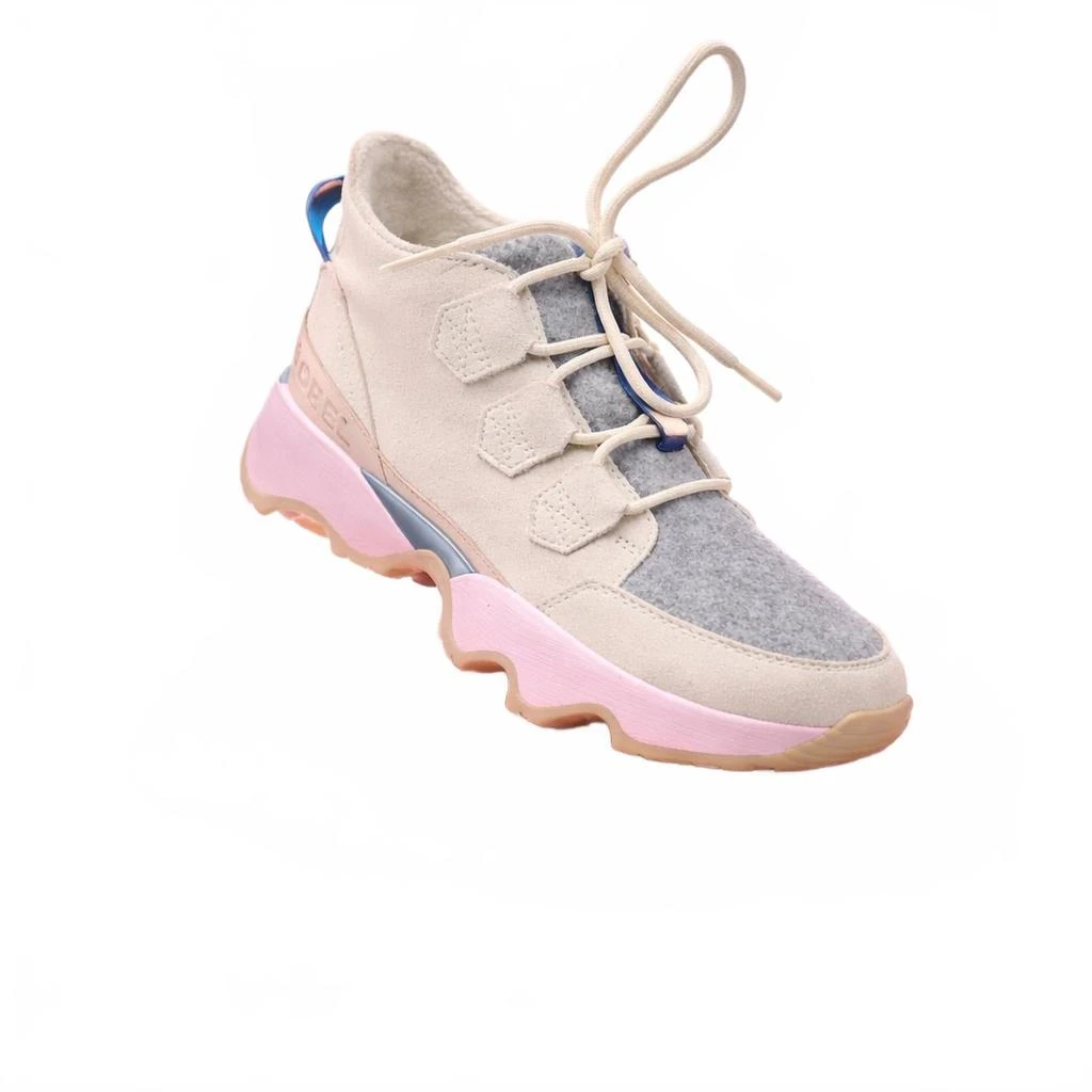 SOREL Women
s Kinetic Caribou Wp Boots In Bleached Ceramic, Midnight Teal