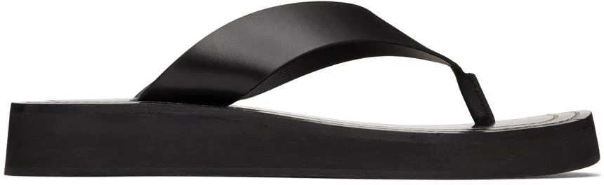 The Row Black Ginza Sandals 1