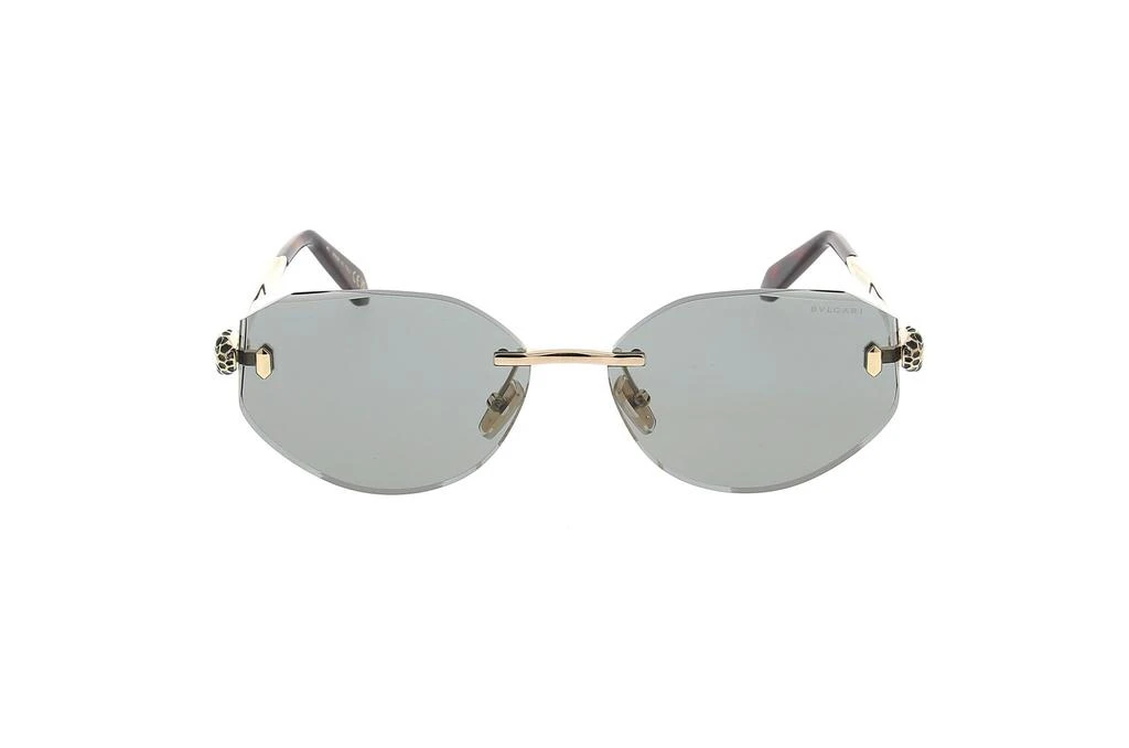 Shop Bulgari Serpenti Forever Oval Frame Sunglasses on Sale  display picture 3