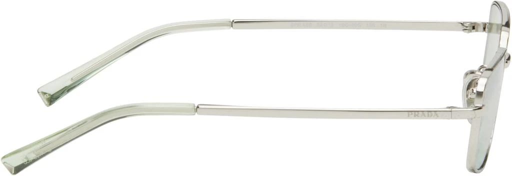 Prada Silver 'Prada' Logo Sunglasses 2