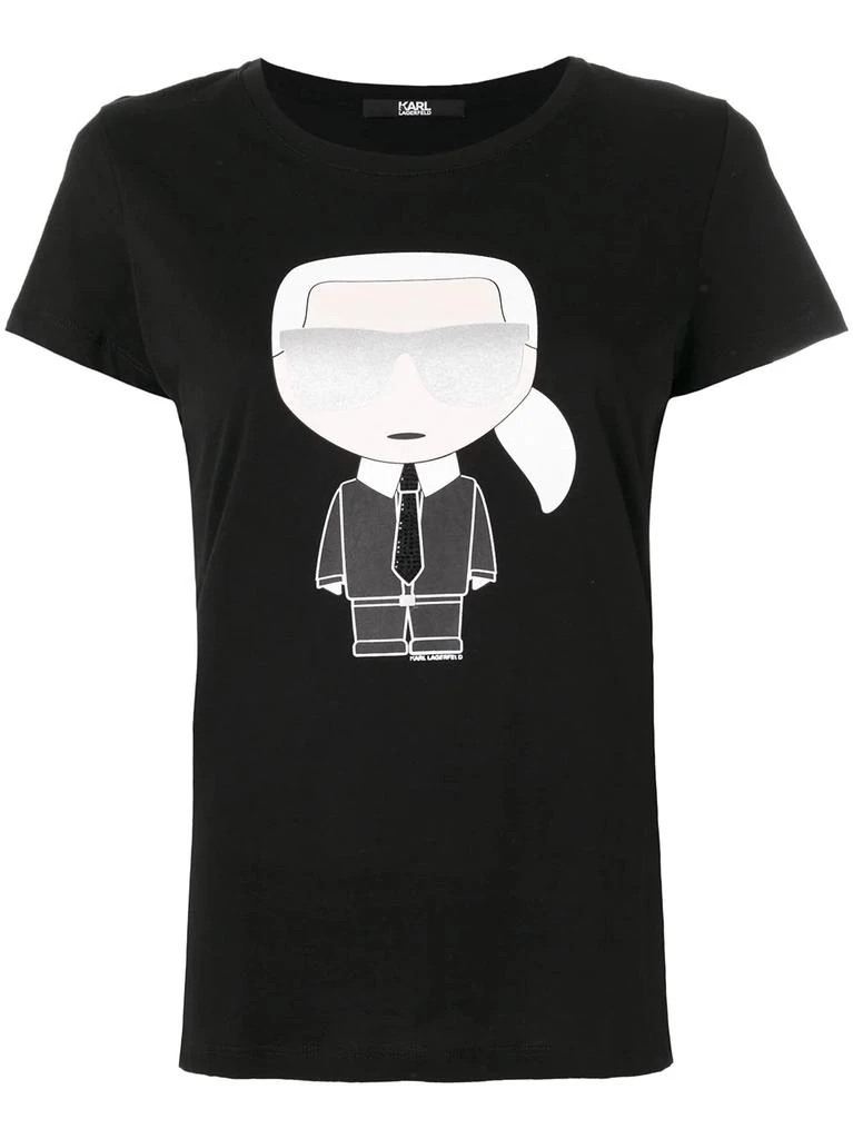 Karl Lagerfeld Paris iconic Karl print T-shirt - women 1