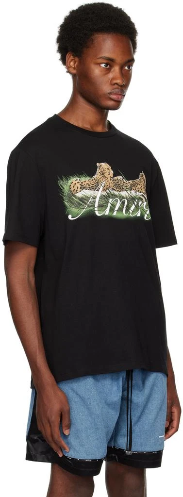 AMIRI Black Cheetah T-Shirt 2