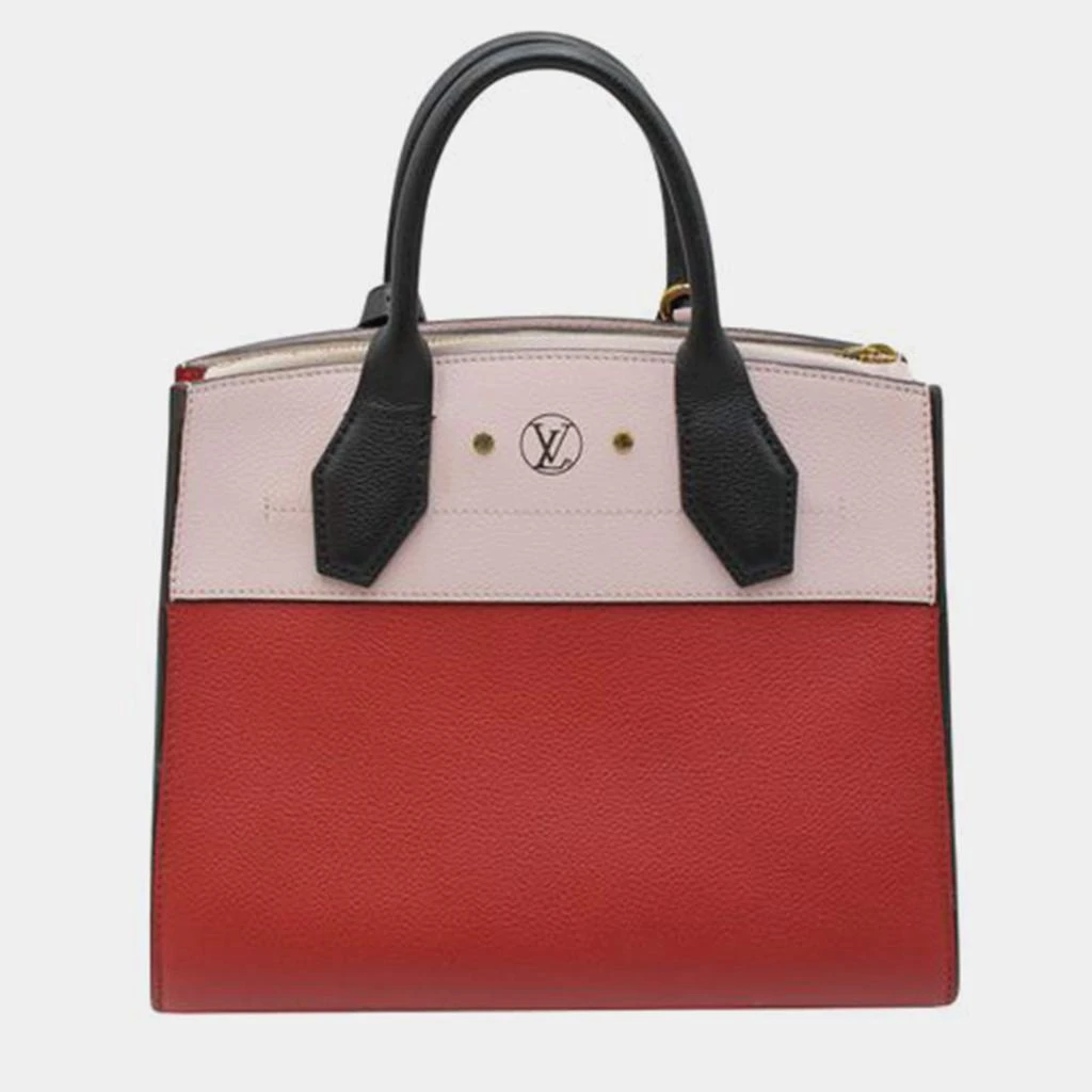 Louis Vuitton LOUIS VUITTON Red and Pale Pink City Steamer Hand Bag 2017 HANDBAGS 4