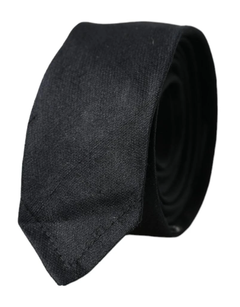 Dolce
Gabbana Solid 100% Silk Adjustable Men
s Tie