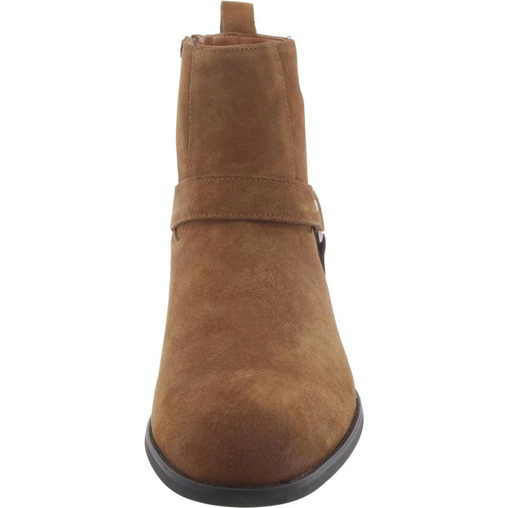 Steve Madden Mens Suede Harness Motorcycle Boots 3