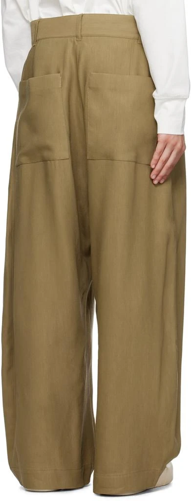 Studio Nicholson Khaki Chalco Trousers 3
