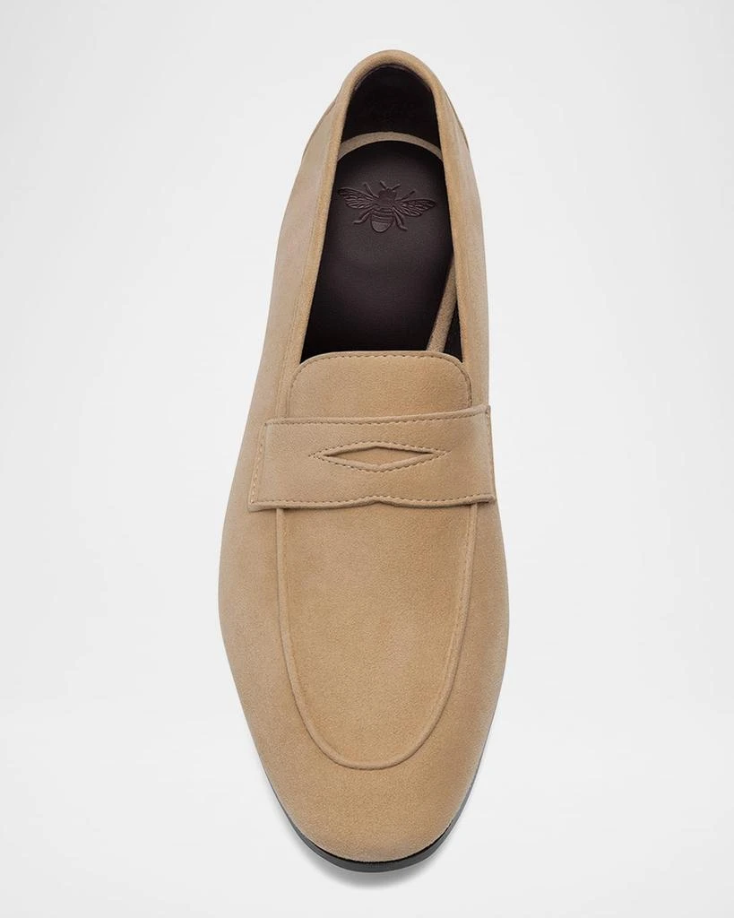 Bougeotte Flaneur Suede Penny Loafers 5