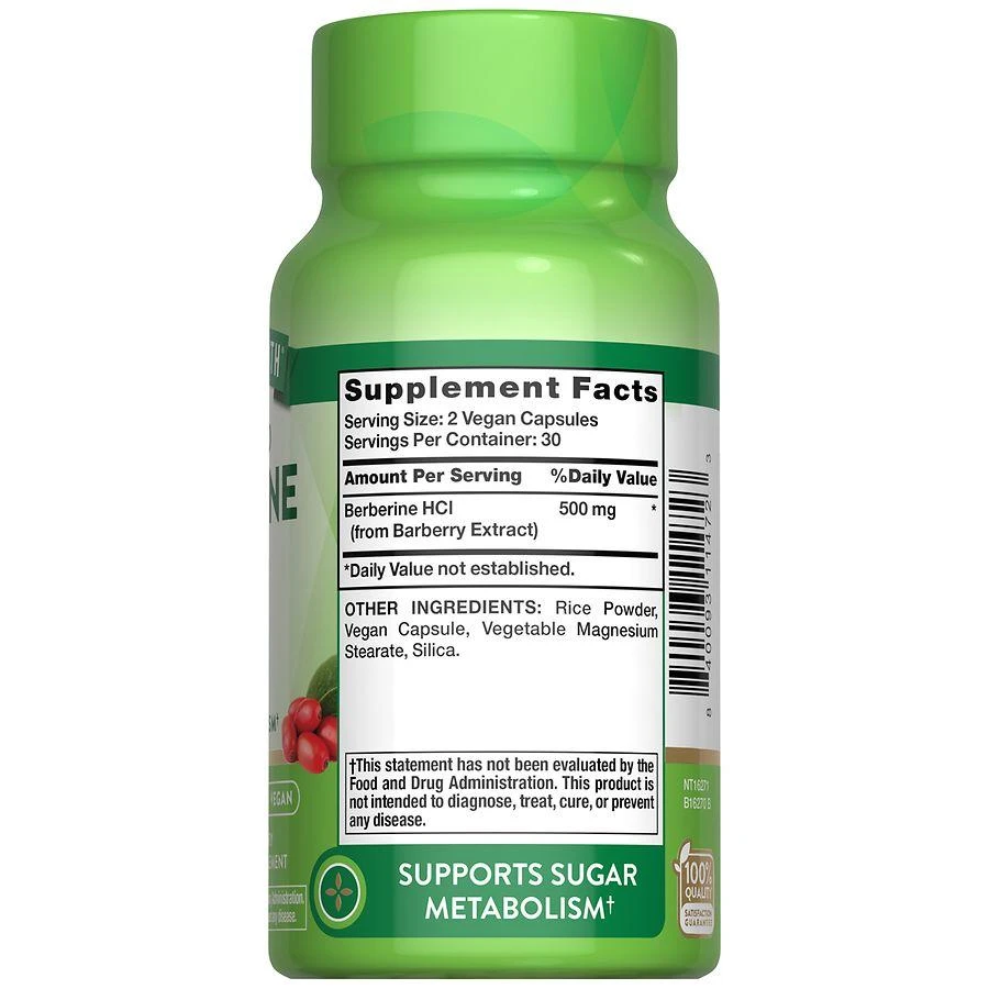 Nature's Truth Berberine Veggie Capsules 2