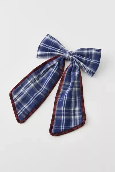 Urban Outfitters Plaid Hair Bow Barrette 2