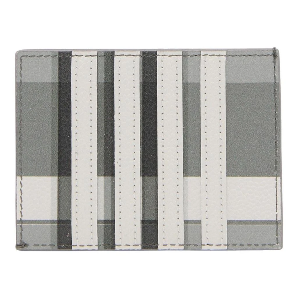 Thom Browne Thom Browne Logo-Tag Check-Pattern Cardholder 2
