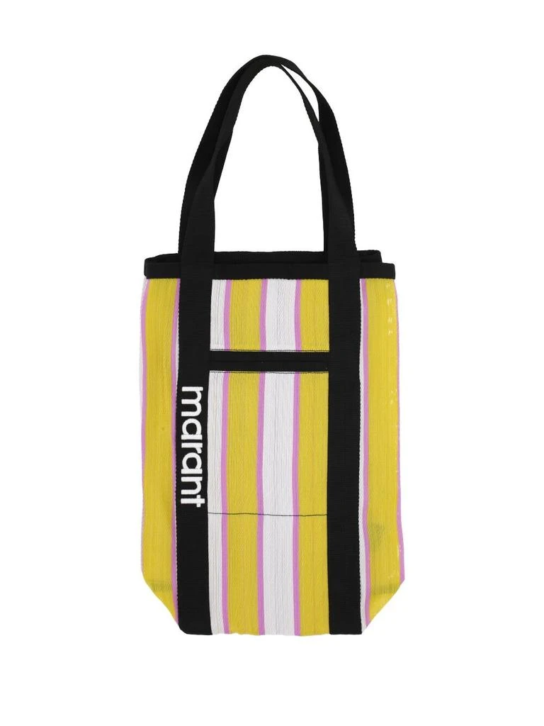 Isabel Marant Isabel Marant Warden Striped Top Handle Bag 1