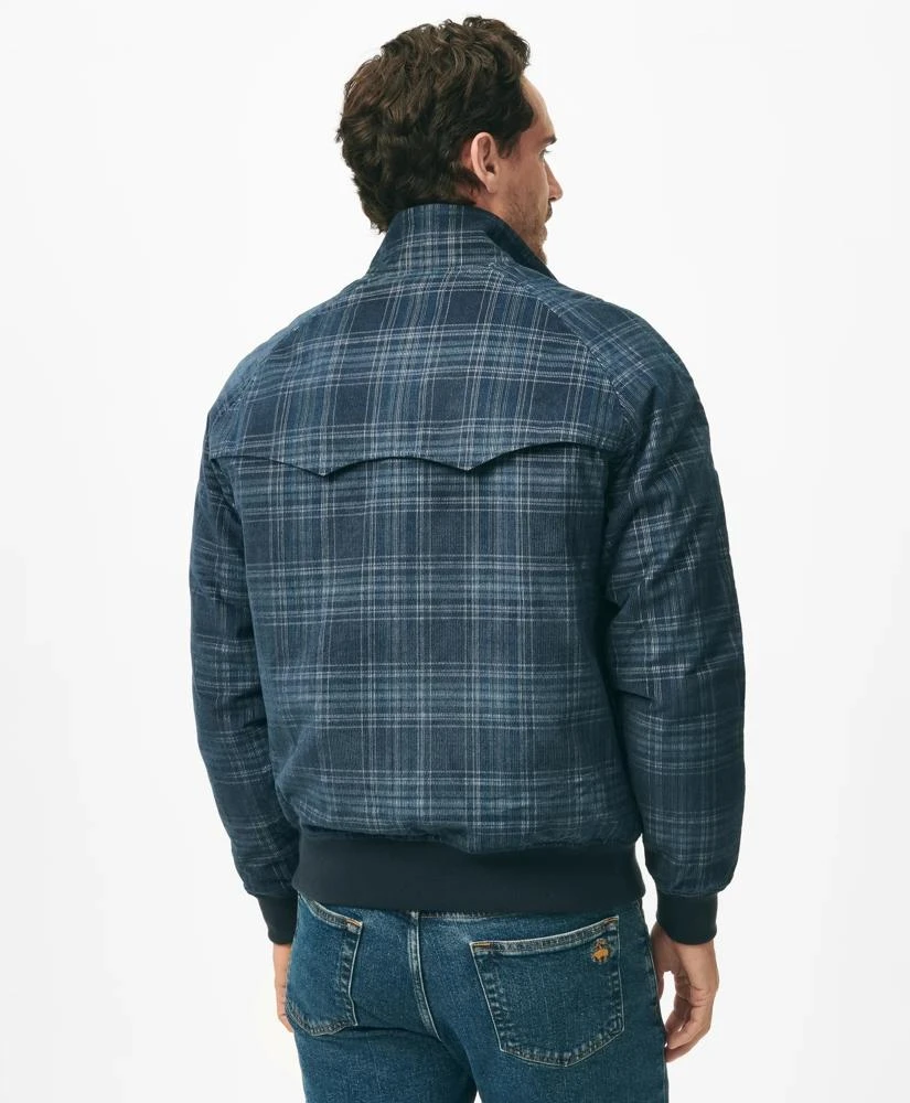 Brooks Brothers Plaid Corduroy Harrington Jacket in Thermore®-Filled Cotton 3